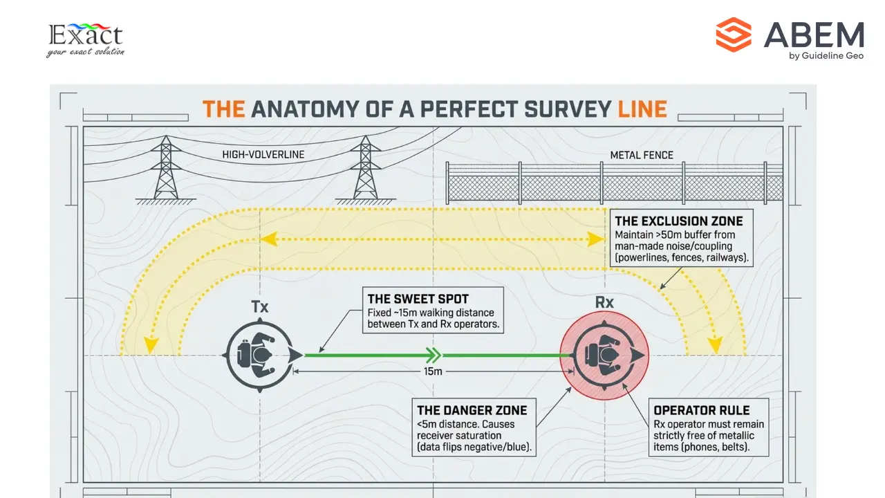 Ilustrasi Line GroundTEM Trek