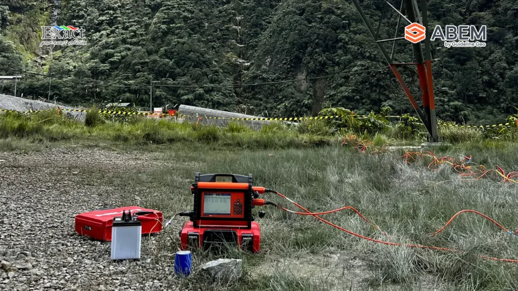 ABEM Terrameter LS 2 in the field