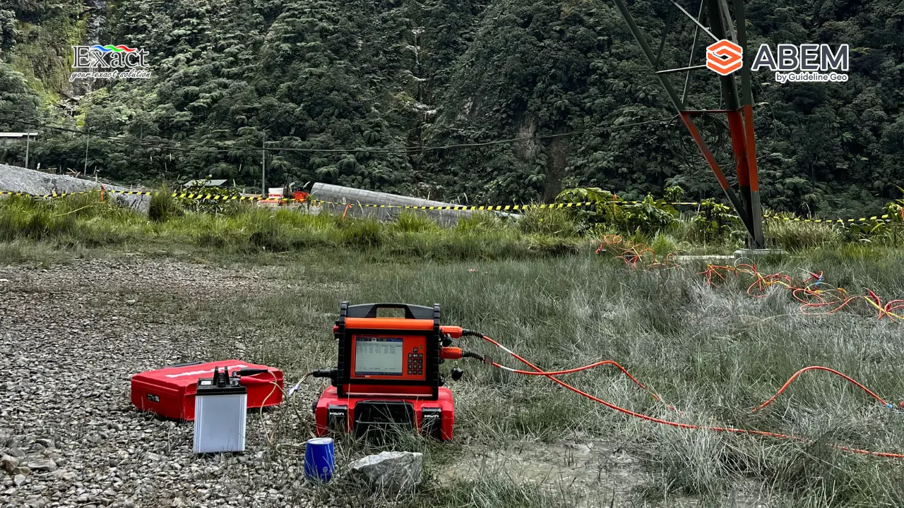 ABEM Terrameter LS 2 in the field