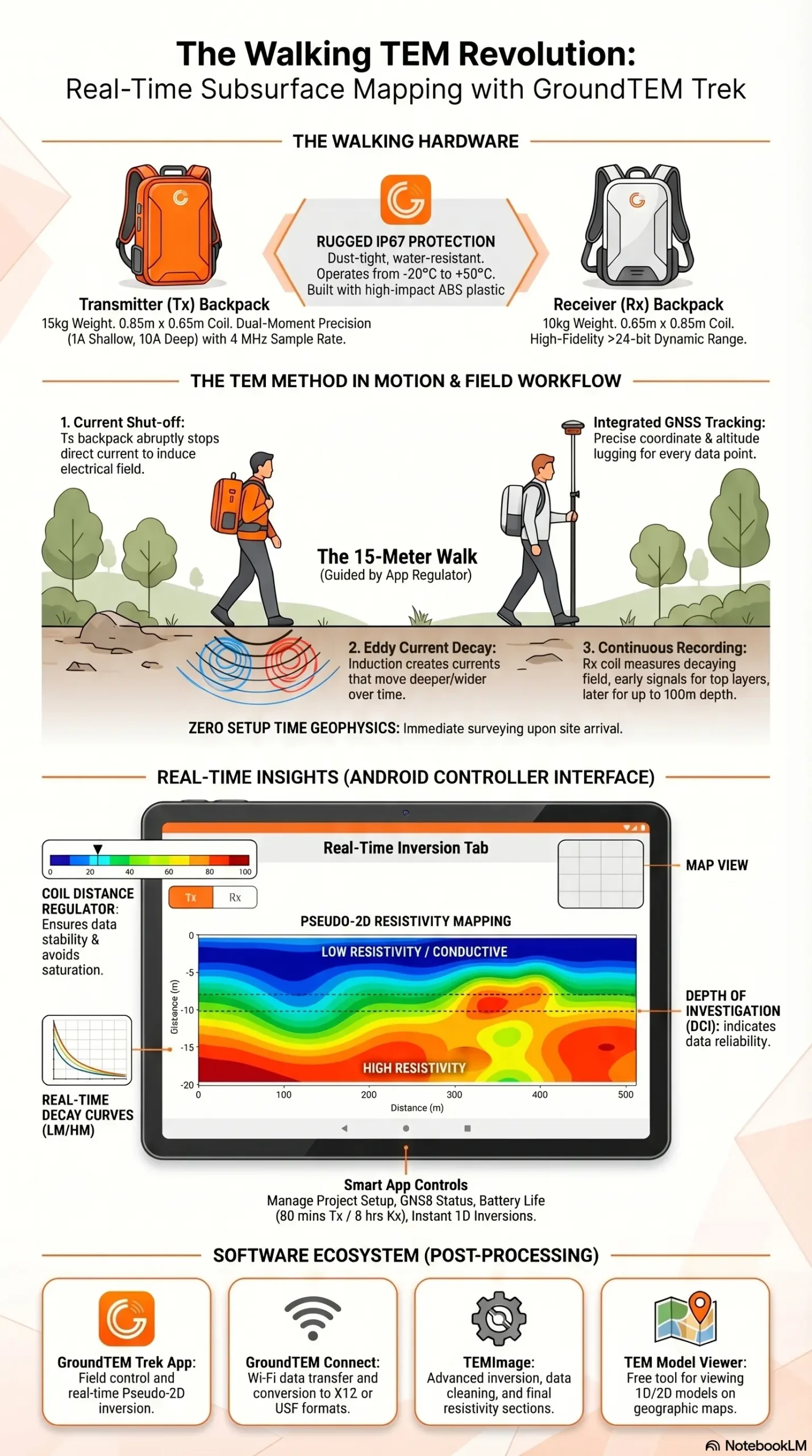 Ilustrasi ABEM GroundTEM Trek