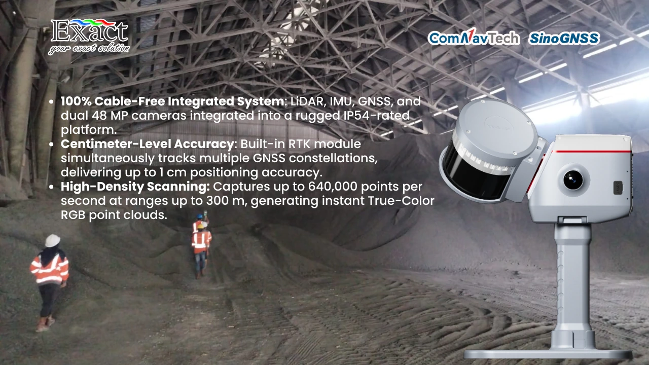 Perangkat handheld 3D laser scanner ComNav SinoGNSS LS600