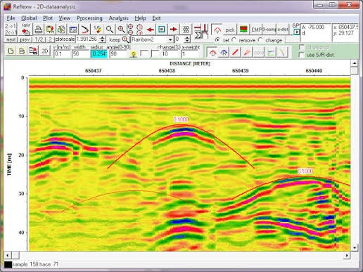 Reflex W – GPR and seismic processing software